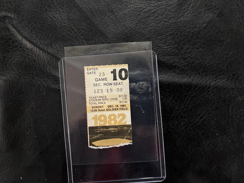 Walter payton ticket - payton,