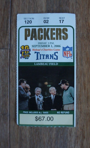 2006 green bay packers - packers, vs