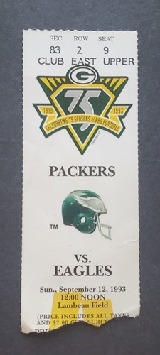 1993 green bay packers vs - **,